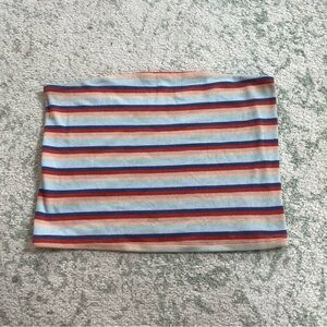 Retro striped AE tube top